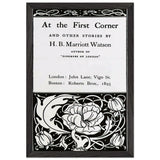 At the First Coner by Aubrey Beardsley, framed poster, view 2