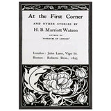 At the First Coner by Aubrey Beardsley, framed poster