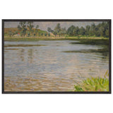 At the Lübbesee by Max Pietschmann, framed poster