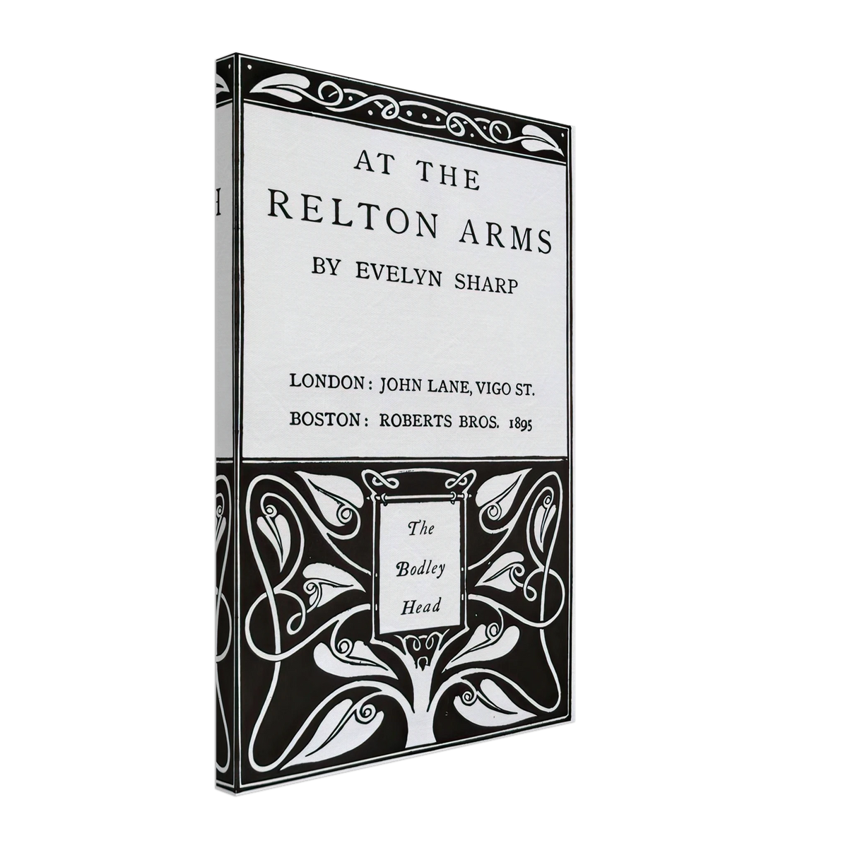 At The Relton Arms by Aubrey Beardsley, canvas