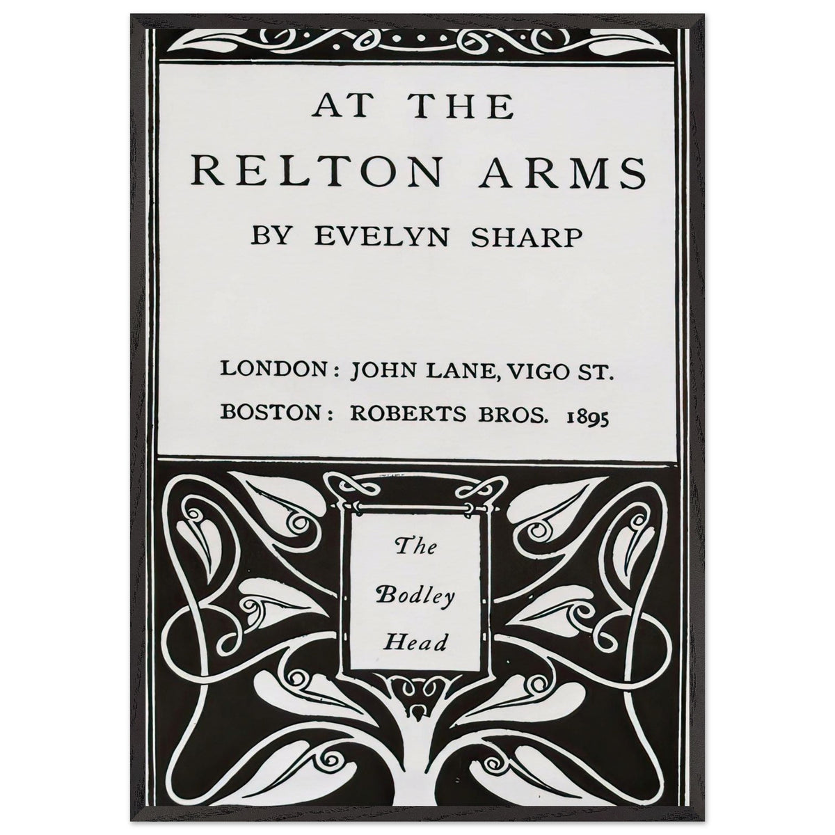 At The Relton Arms by Aubrey Beardsley, framed poster, view 3