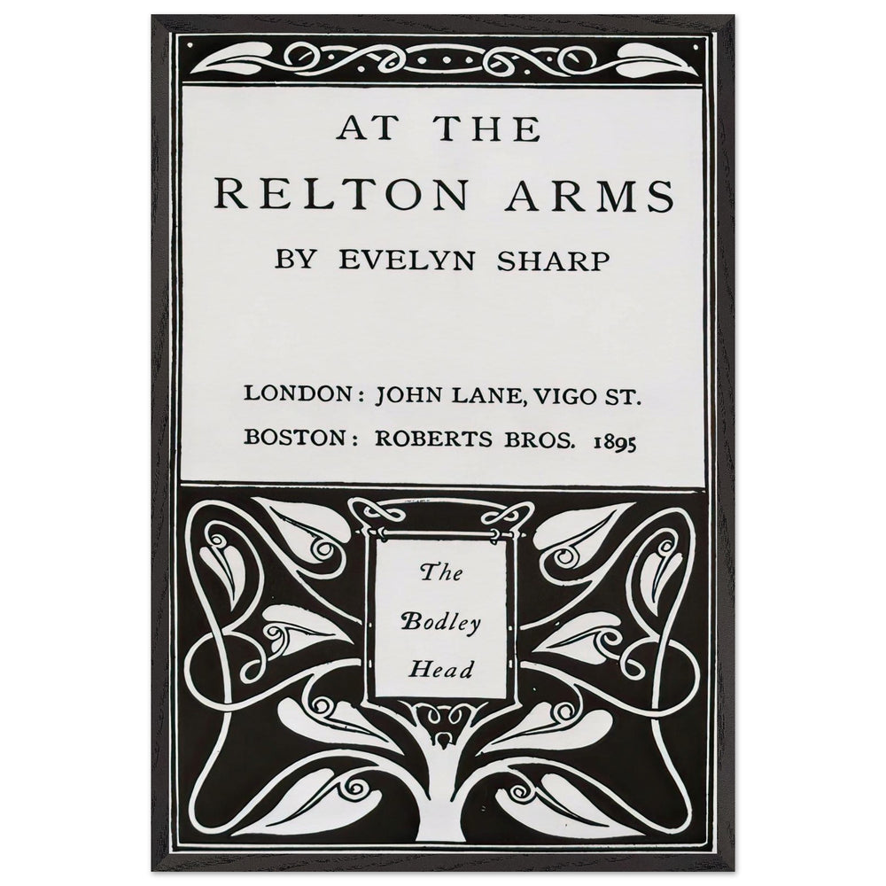 At The Relton Arms by Aubrey Beardsley, framed poster