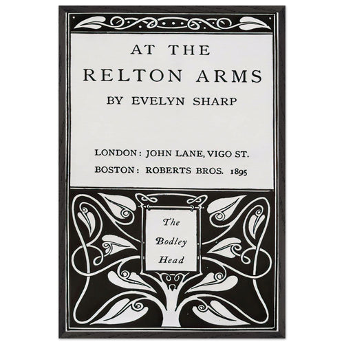 At The Relton Arms by Aubrey Beardsley, framed poster