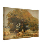 At the Shadow of Walnut Trees by Stefan Popescu, canvas, view 2