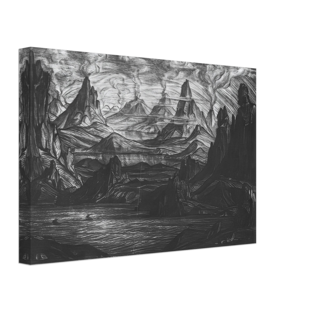 Atlantis by Konstantin Bogaevsky, canvas, view 2