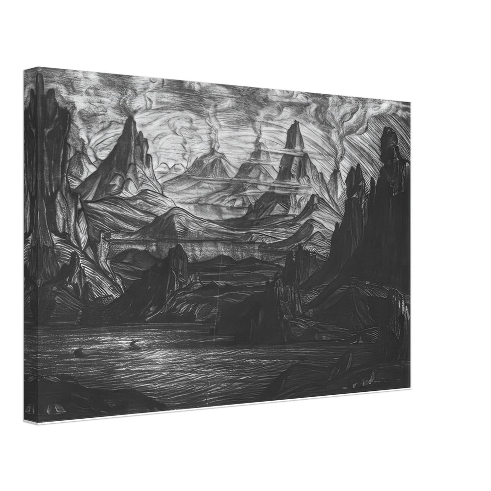 Atlantis by Konstantin Bogaevsky, canvas