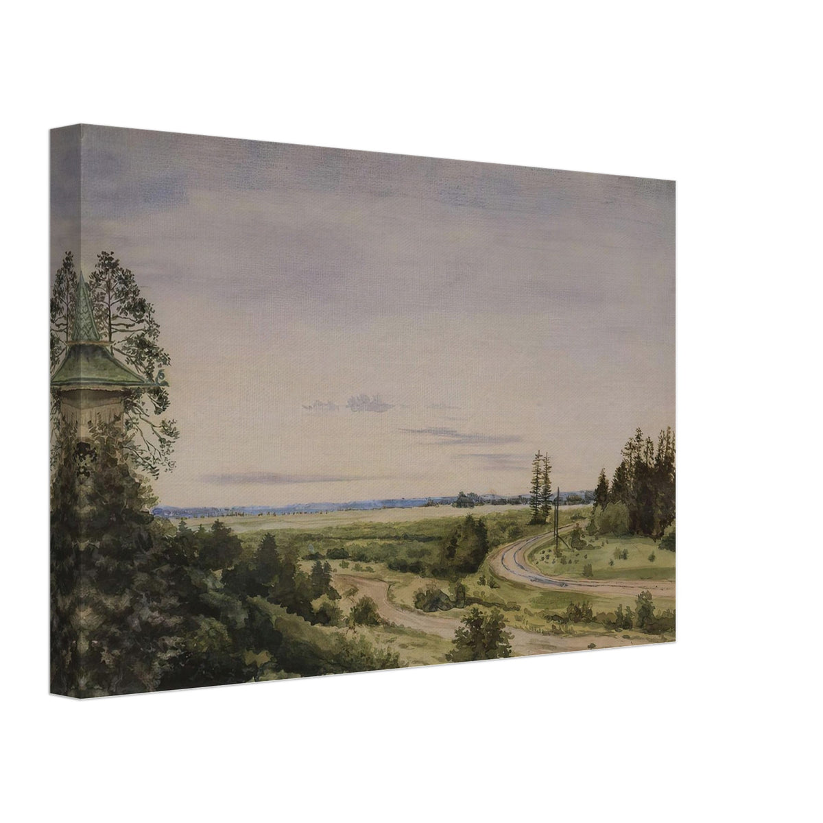 August by Konstantin Somov, canvas, view 2