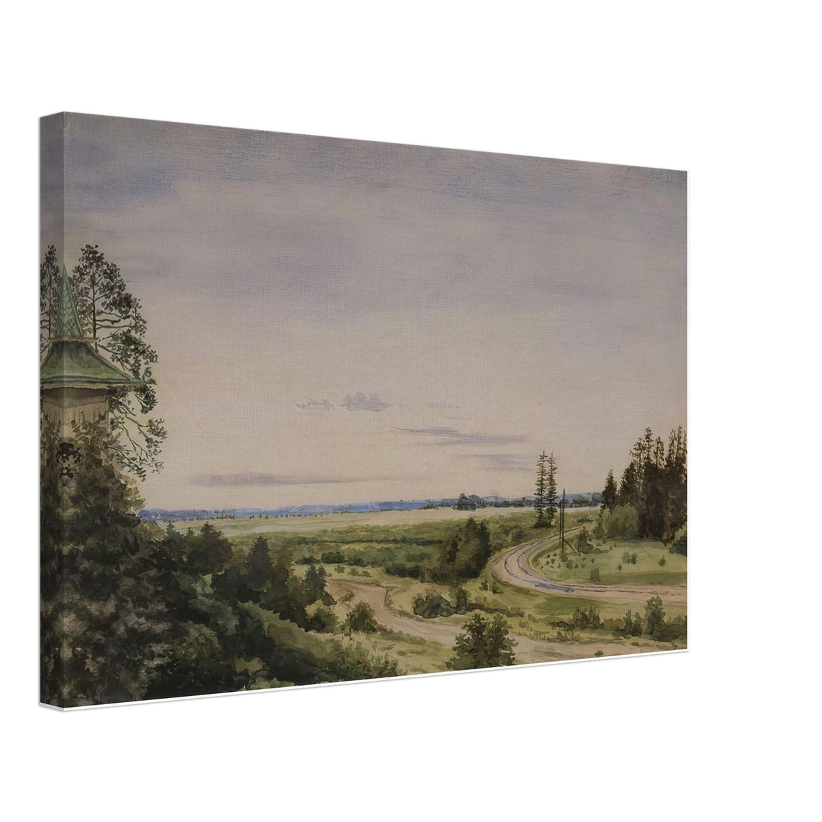August by Konstantin Somov, canvas