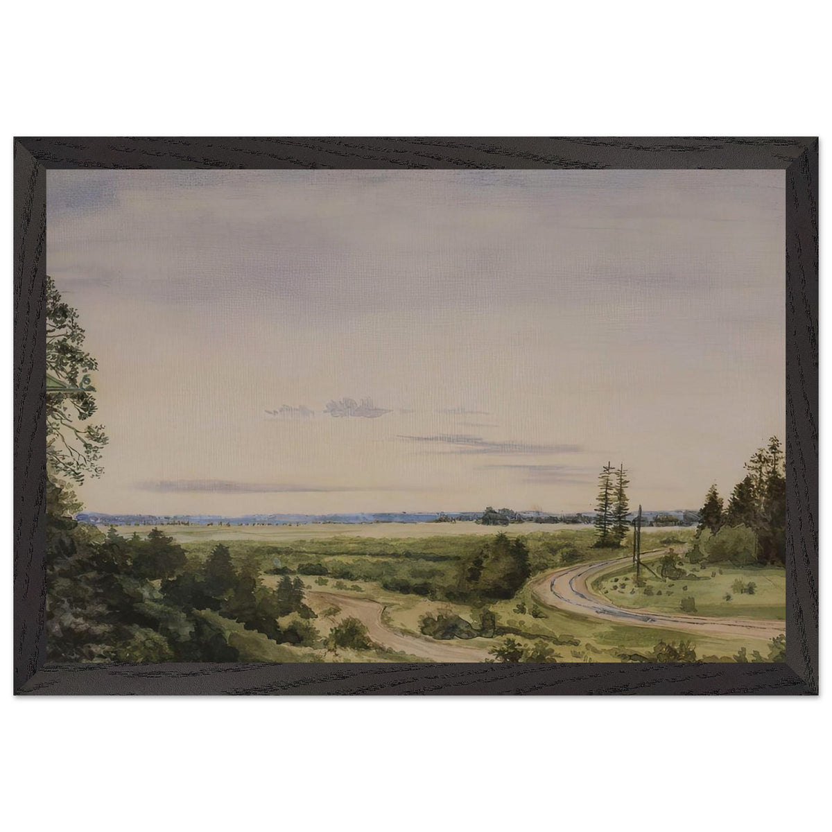 August by Konstantin Somov, framed poster, view 2