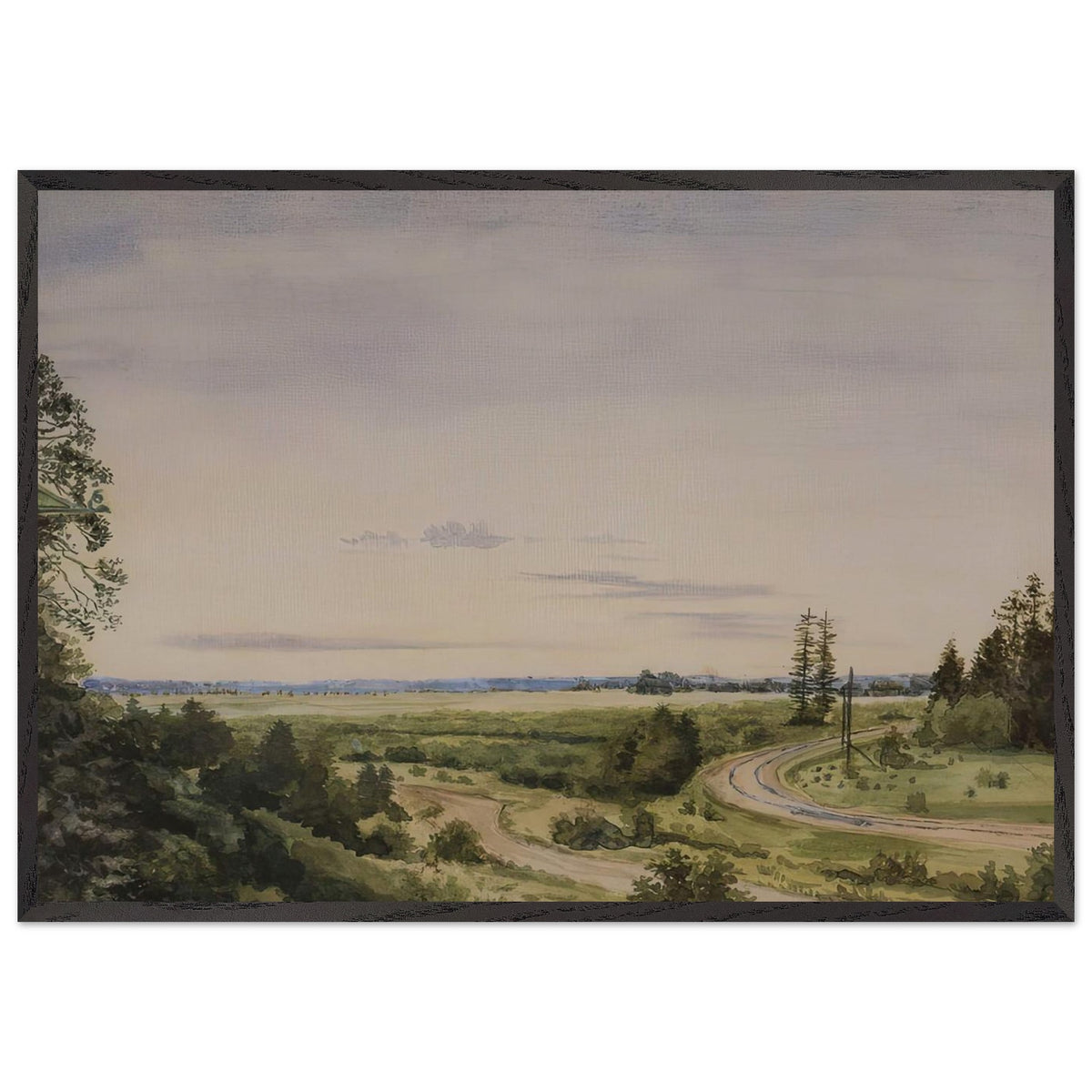 August by Konstantin Somov, framed poster, view 3