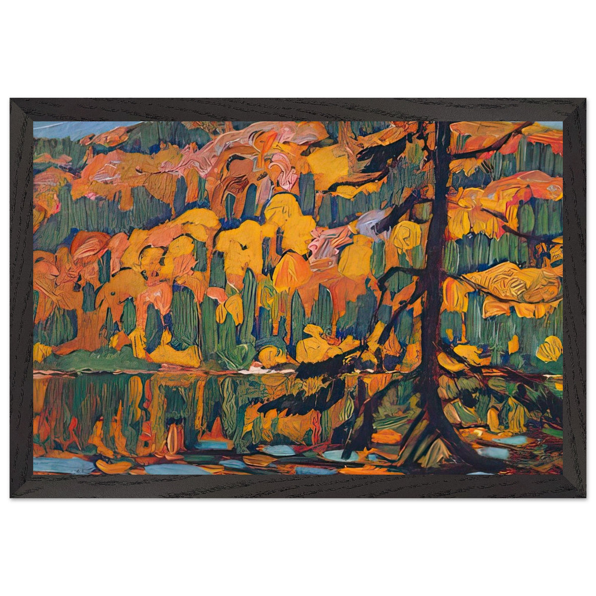 Autumn Algoma by J. E. H. MacDonald, framed poster, view 2