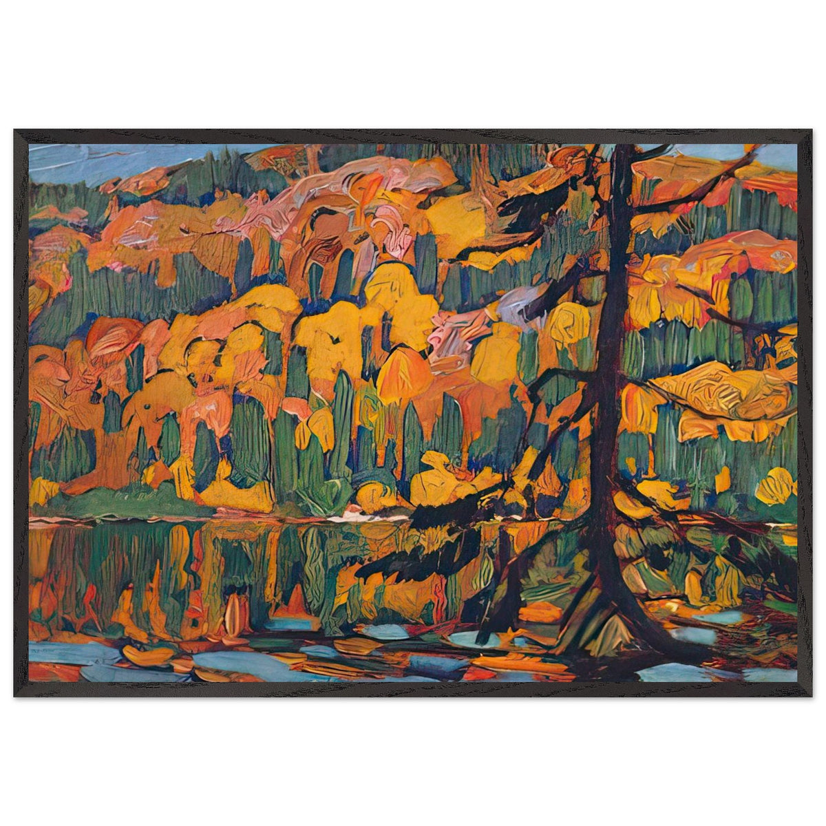 Autumn Algoma by J. E. H. MacDonald, framed poster, view 3