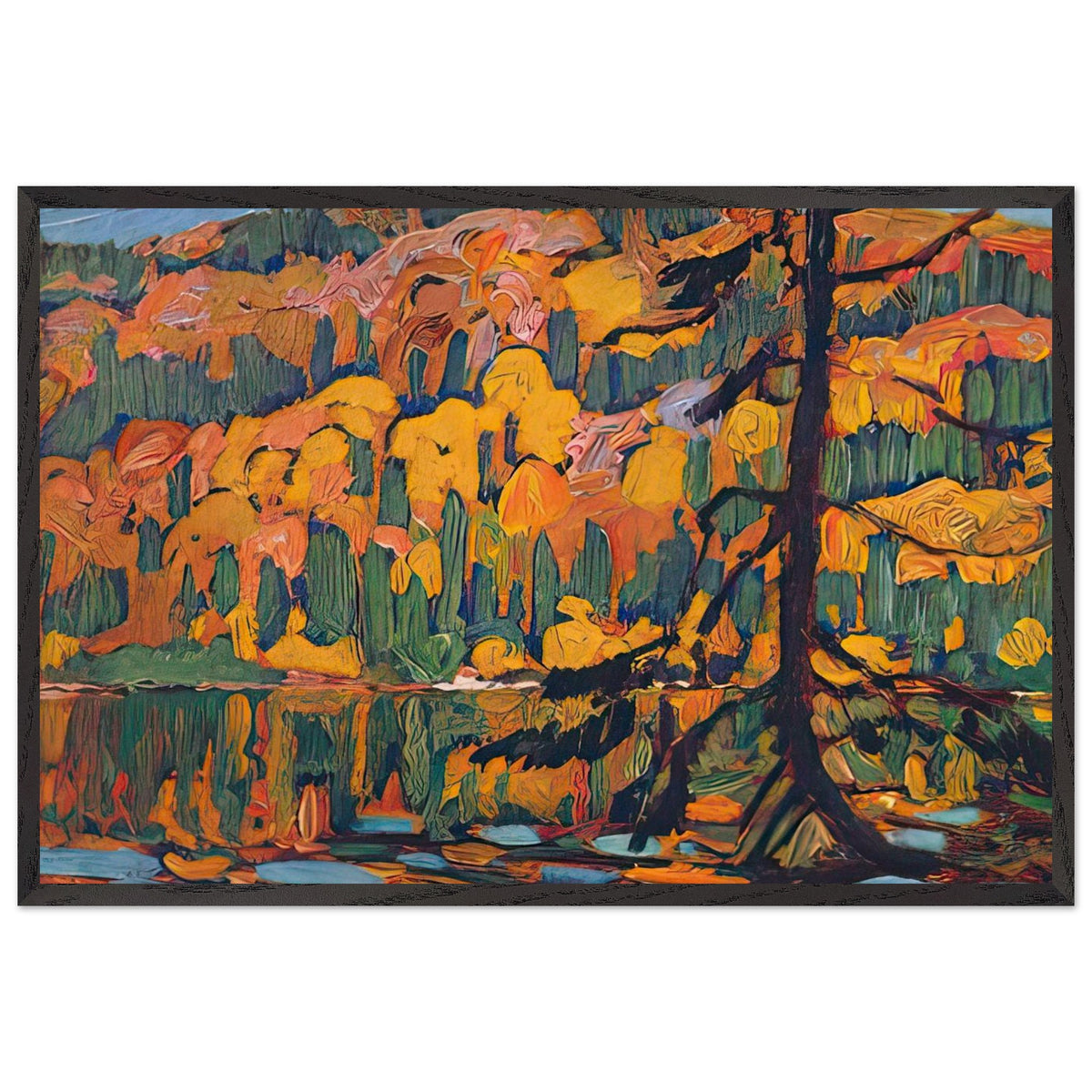 Autumn Algoma by J. E. H. MacDonald, framed poster