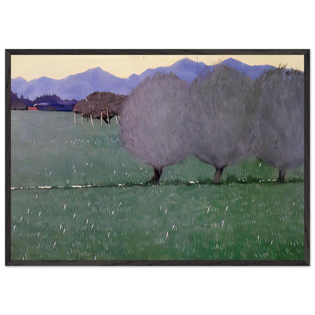 Autumn Crocuses by Felix Vallotton, framed poster, view 3