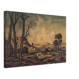 Autumn Evening by Konstantin Bogaevsky, canvas