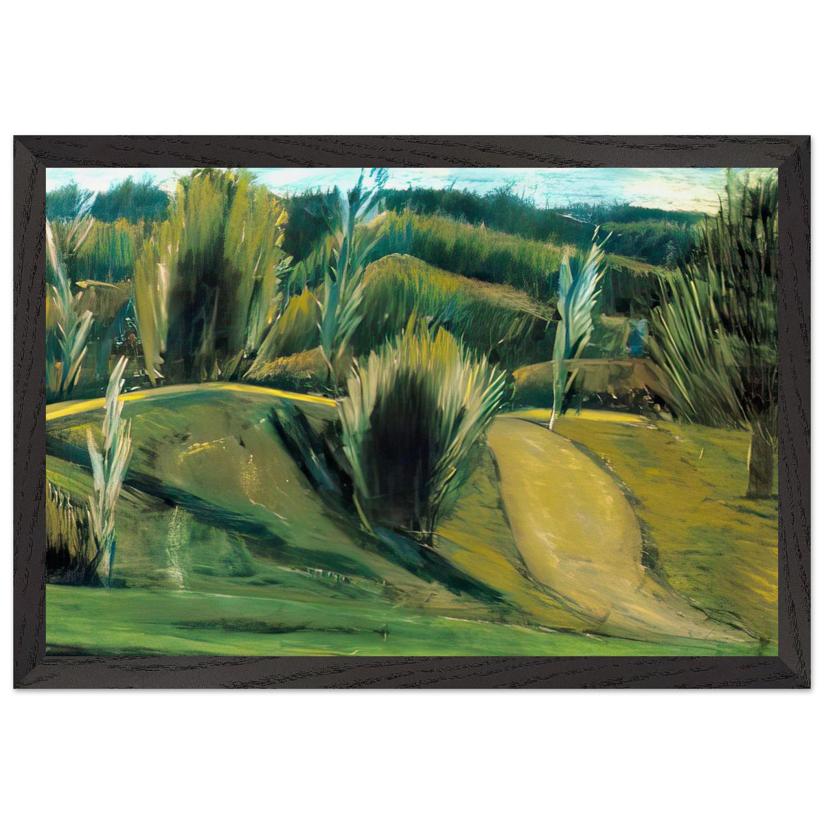 Autumn in Bakony by Istvan Nagy, framed poster, view 2