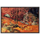 Autumn Landscape by George Luks, framed poster