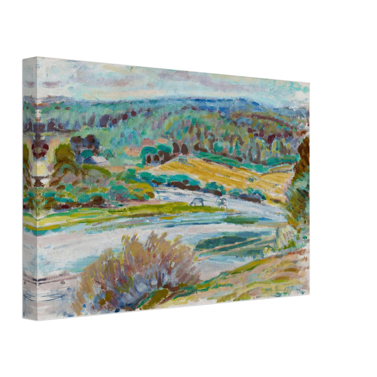 Autumn Landscape by Magnus Enckell, canvas, view 2