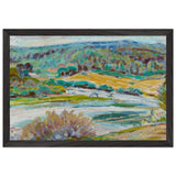 Autumn Landscape by Magnus Enckell, framed poster, view 2