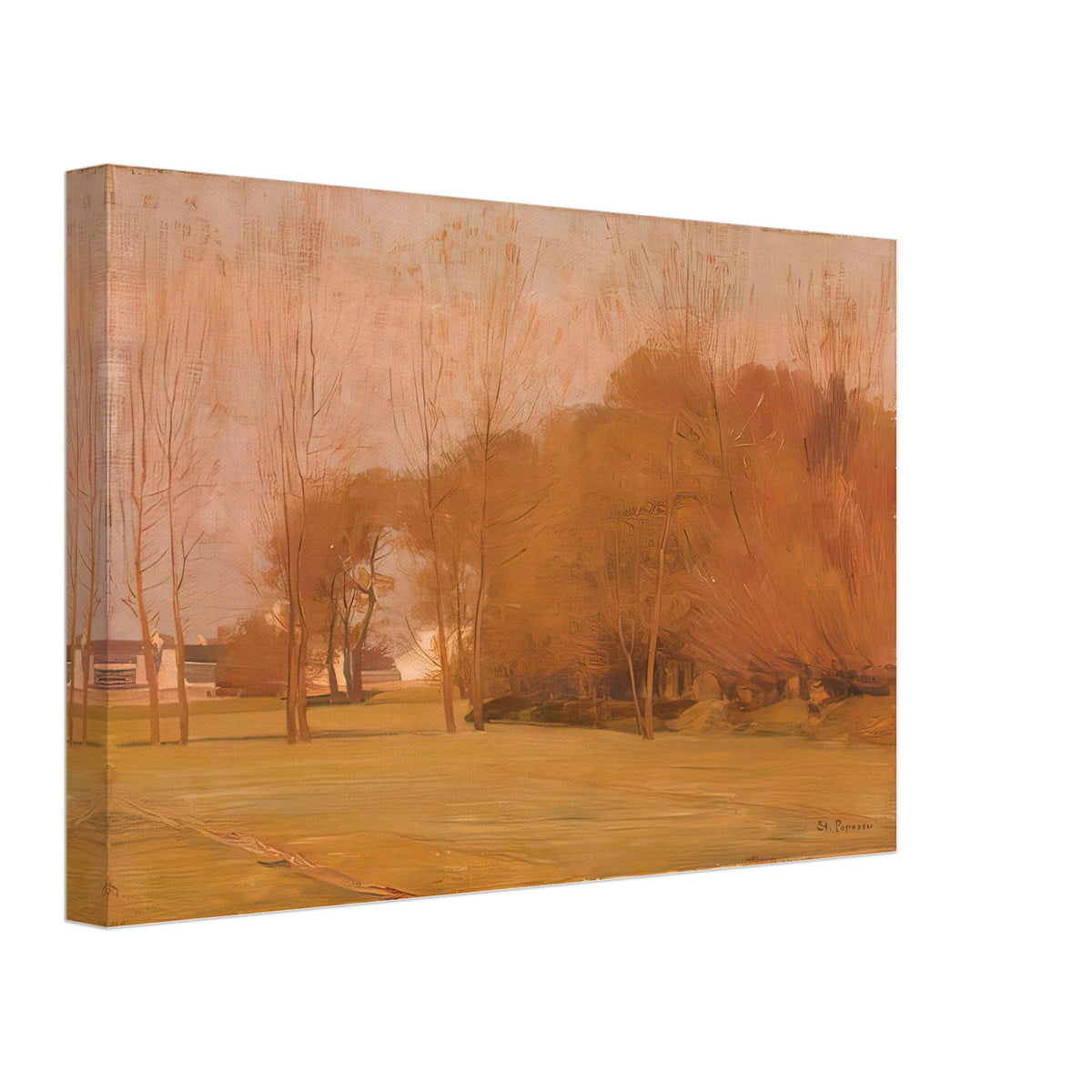Autumn Landscape by Stefan Popescu, canvas, view 2