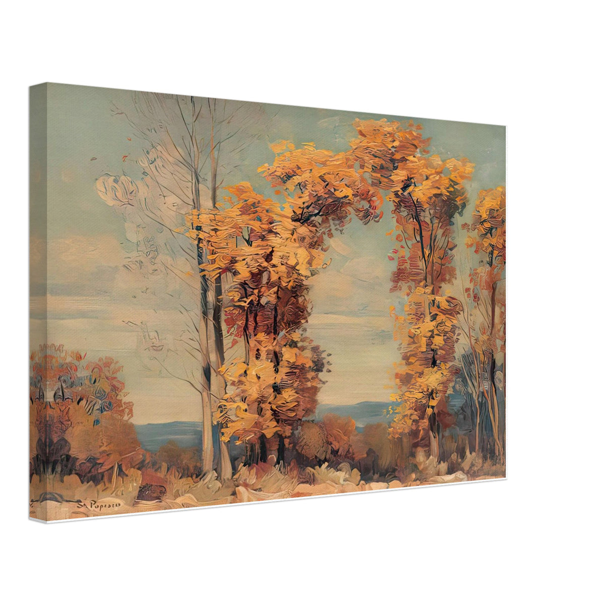 Autumn Landscape by Stefan Popescu, canvas