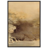 Autumn Landscape with Colored Leaves by Hishida Shunso, framed poster, view 3