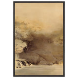 Autumn Landscape with Colored Leaves by Hishida Shunso, framed poster