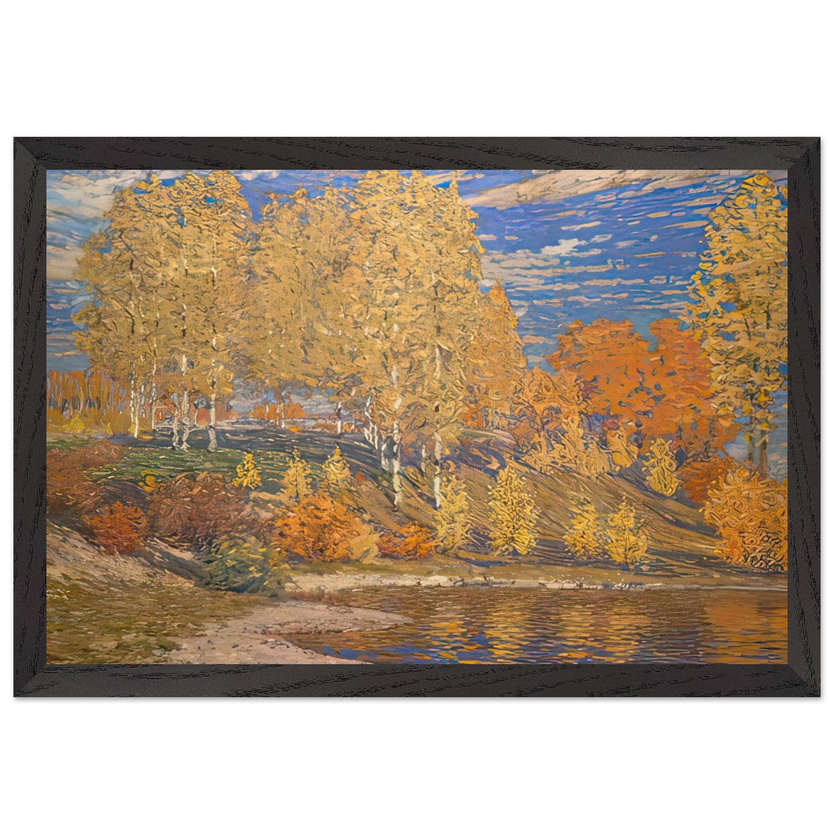 Autumn Sun by Vilhelms Purvitis, framed poster, view 2
