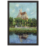 Auxerre Cathedral by Gustave Loiseau, framed poster, view 2