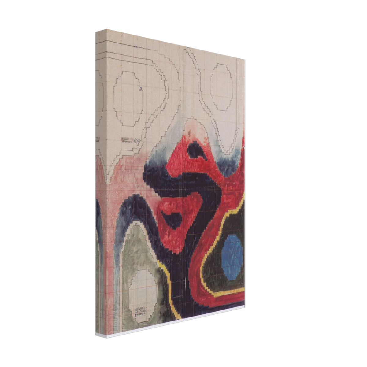 Backhausen Interior Textiles by Koloman Moser, canvas, view 2