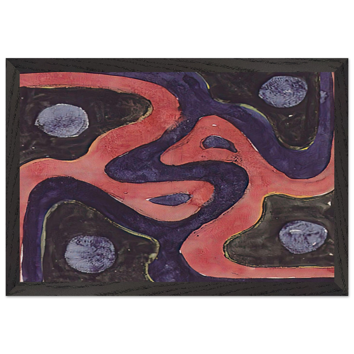 Backhausen Interior Textiles by Koloman Moser, framed poster, view 2