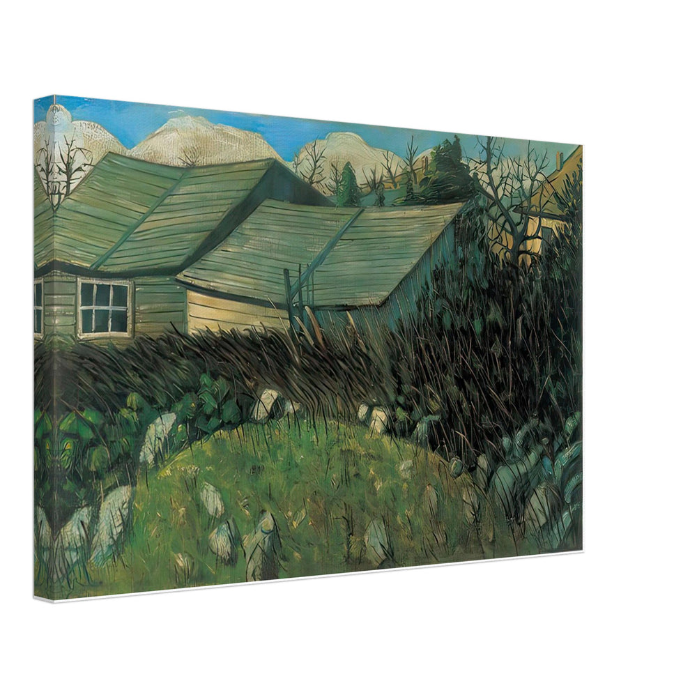Backyard by Istvan Nagy, canvas