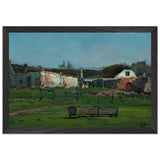 Backyard, Malta Farm, Observatory by Pieter Wenning, framed poster, view 2