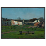 Backyard, Malta Farm, Observatory by Pieter Wenning, framed poster, view 3