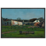 Backyard, Malta Farm, Observatory by Pieter Wenning, framed poster