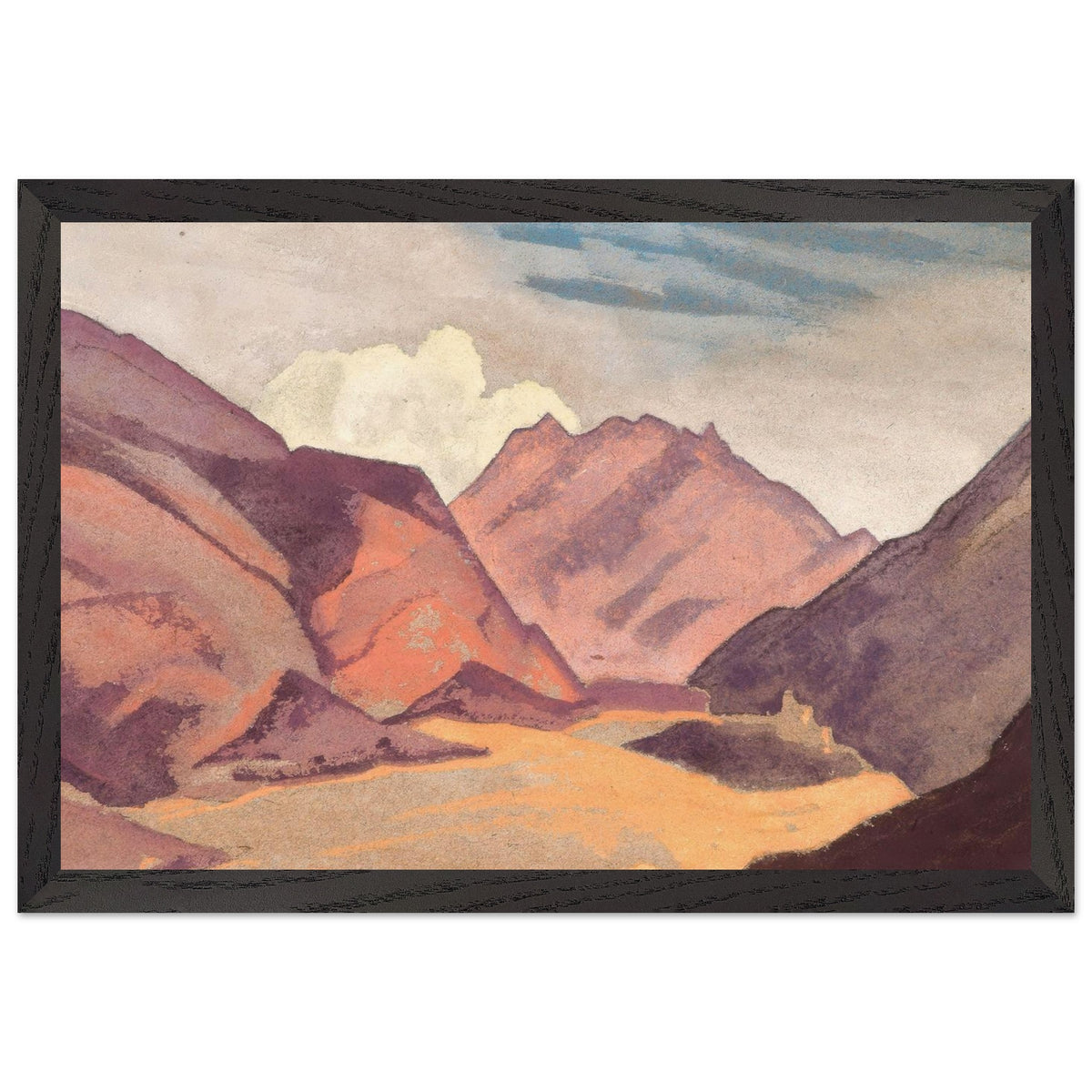 Baltistan, The border with Ladakh by Nicholas Roerich, framed poster, view 2
