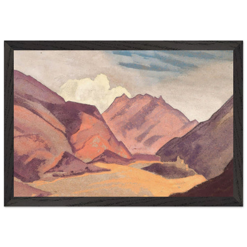 Baltistan, The border with Ladakh by Nicholas Roerich, framed poster, view 2