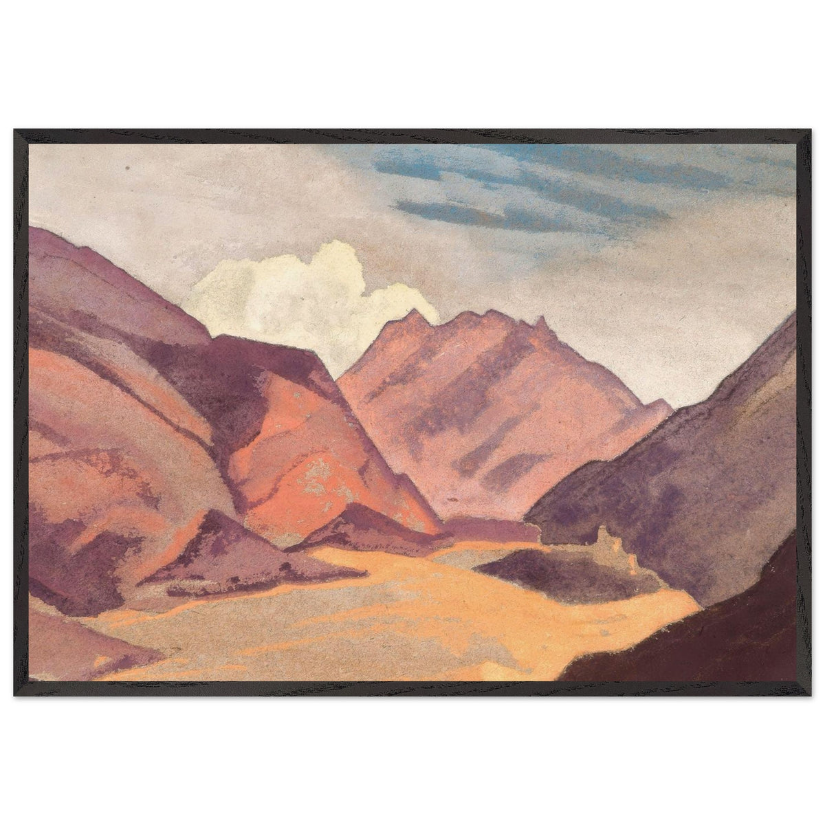 Baltistan, The border with Ladakh by Nicholas Roerich, framed poster, view 3