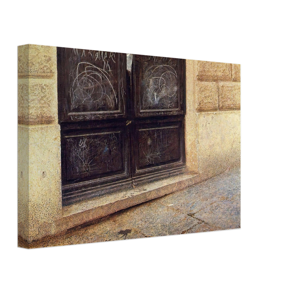 Bankruptcy by Giacomo Balla, canvas, view 2
