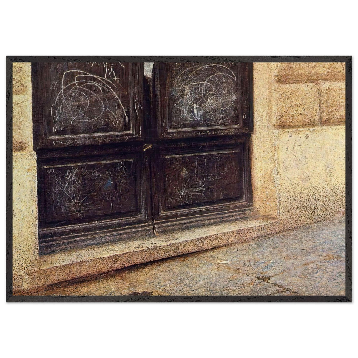 Bankruptcy by Giacomo Balla, framed poster, view 3