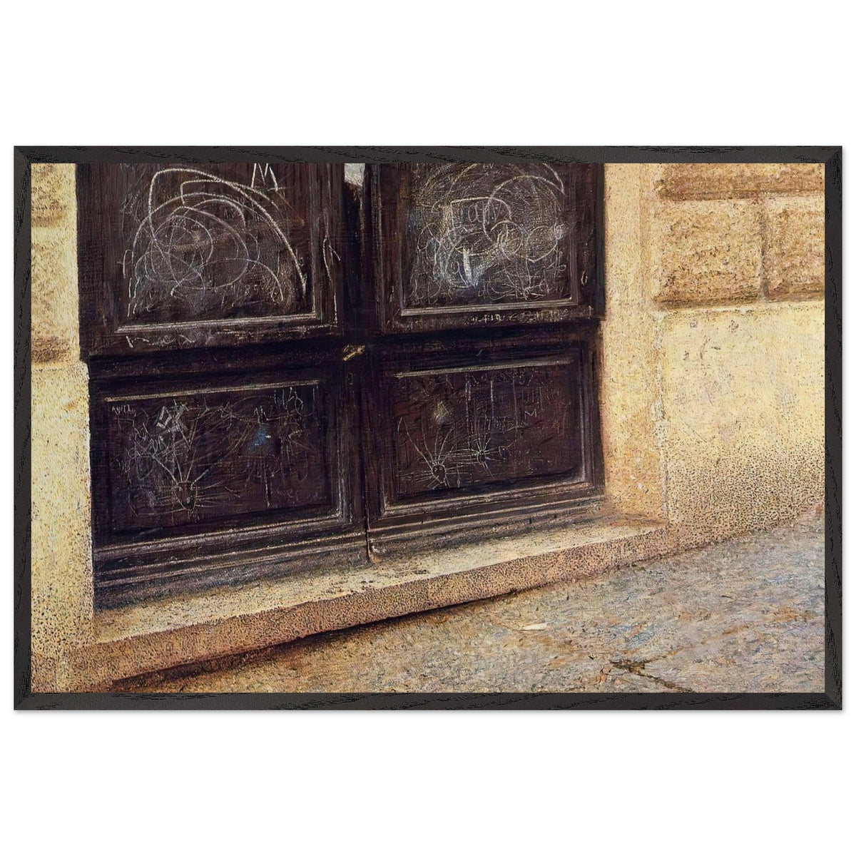 Bankruptcy by Giacomo Balla, framed poster