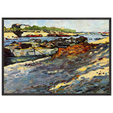 Barges on the Seine by Louis Valtat, framed poster, view 3