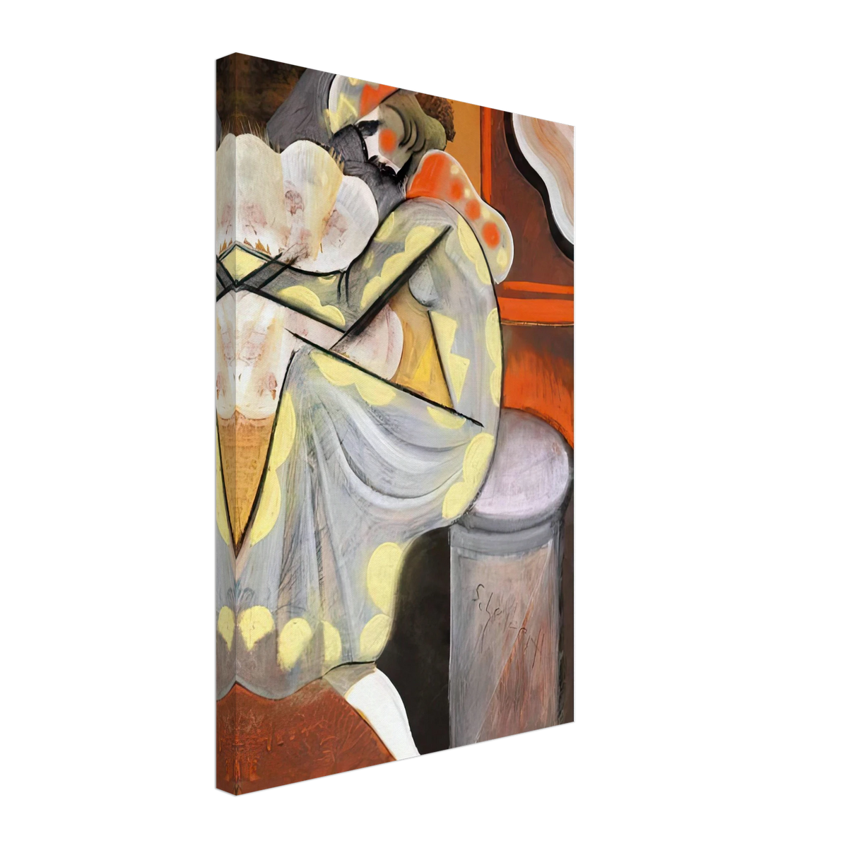 Bárhölgy by Scheiber Hugó, canvas