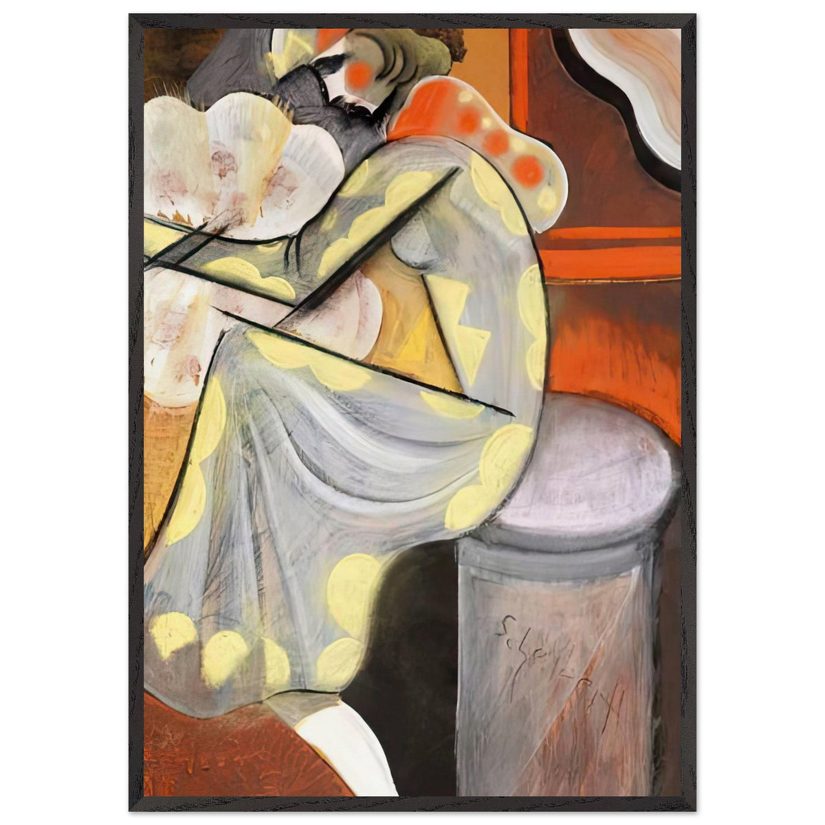 Bárhölgy by Scheiber Hugó, framed poster, view 3