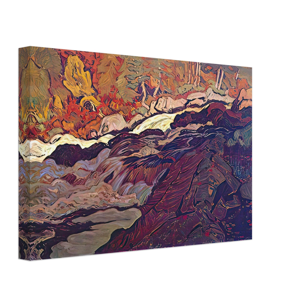 Batchawana Rapid by J. E. H. MacDonald, canvas, view 2