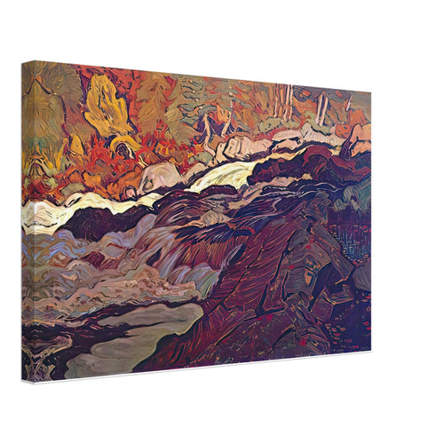 Batchawana Rapid by J. E. H. MacDonald, canvas