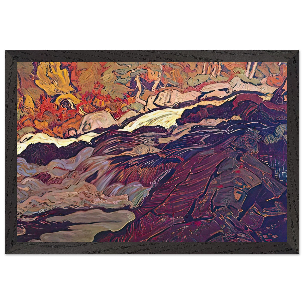 Batchawana Rapid by J. E. H. MacDonald, framed poster, view 2