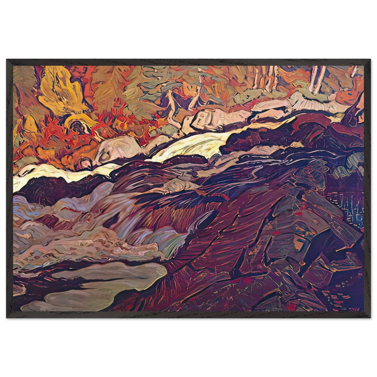 Batchawana Rapid by J. E. H. MacDonald, framed poster, view 3