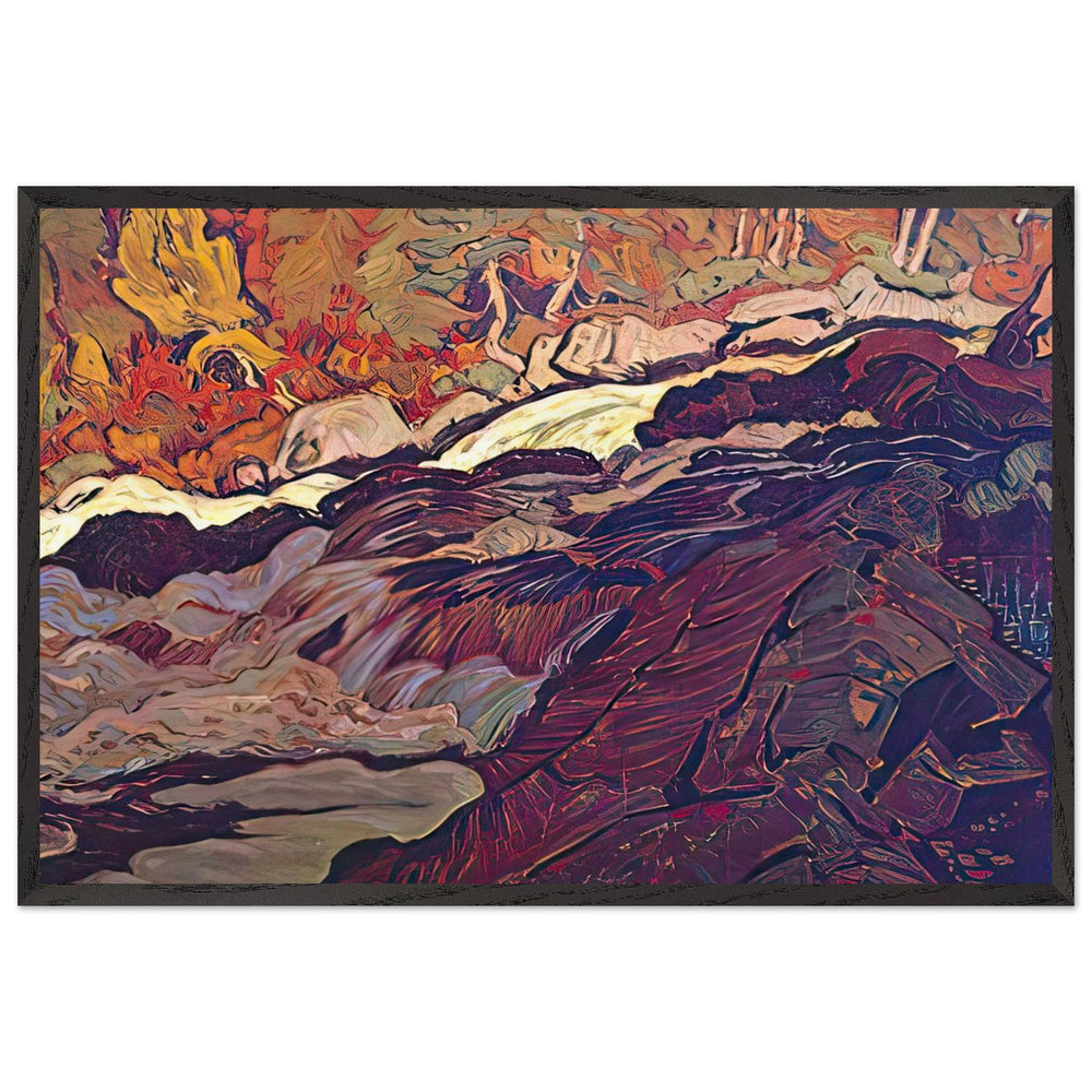 Batchawana Rapid by J. E. H. MacDonald, framed poster