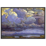 Battle in the Heavens by Nicholas Roerich, framed poster, view 3